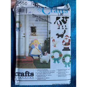 Simplicity sewing pattern  0650 craft lawn ornaments wreaths